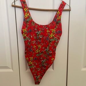 Alice + Olivia floral bodysuit
